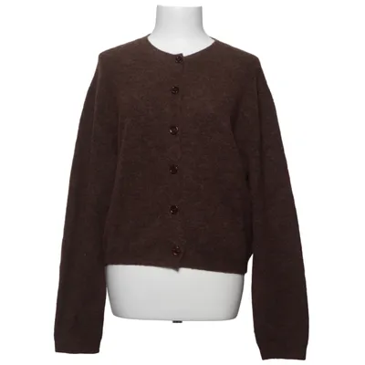 Cardigan (Brown) from Lindex Elastane, Mohair, Polyamide, Wool