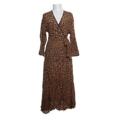 Robe portefeuille (Marron, Noir, Gris) de Zara Trafaluc Collection Viscose