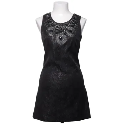 Klänning (Svart) från Miss Selfridge Bomull, Elastan, Metallfiber, Polyester