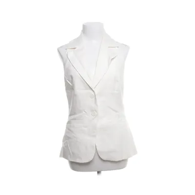 Waistcoat (Hvid) fra NA-KD Elastan, Linned, Polyester, Viscose