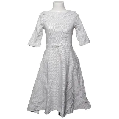 Klänning (Vit, Svart) från Collectif Bomull, Elastan