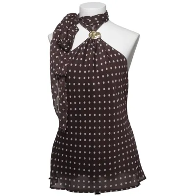 Haut dos-nu (Marron, Blanc) de Zara