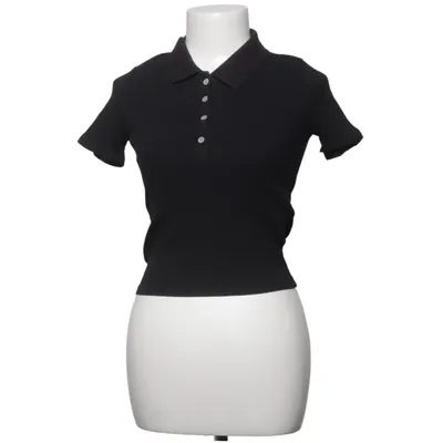 Poloshirt (Schwarz) von Zara Baumwolle, Elasthan