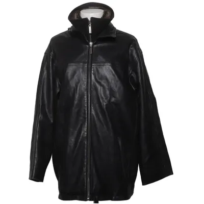 Läderjacka (Svart) från Jacks Skinn, Polyester