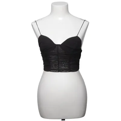 Crop top (Black) from Gina Tricot Elastane, Polyester
