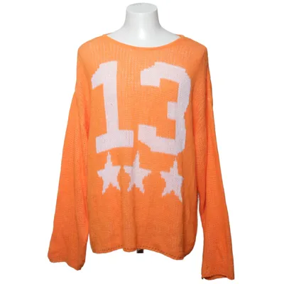 Strickpullover (Orange, Weiß) von Boohoo Man Acryl