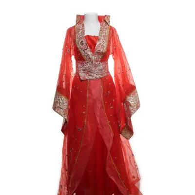 Traditional attire (Red, Gold, Multicolored)
