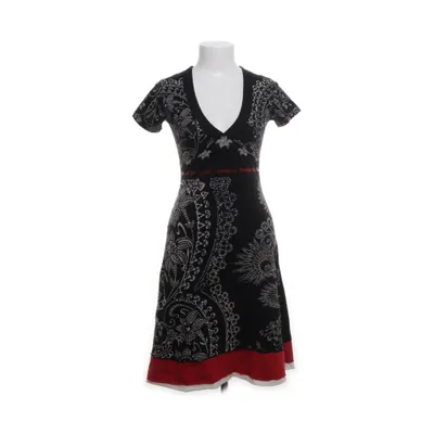 Dress (Black, White) from Desigual Cotton