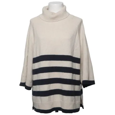 Rollkragenpullover (Beige, Blau) von Gran Sasso Kaschmir