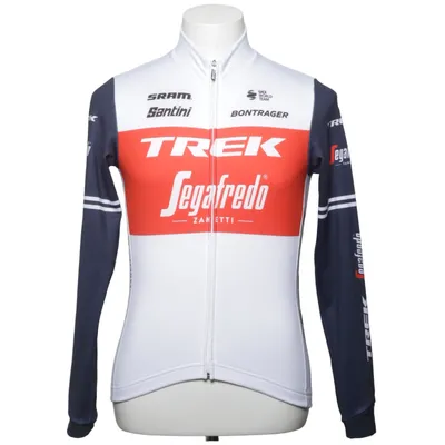 Bicycle shirt (White, Blue, Red) from Santini Elastane, Polyamide, Polyester