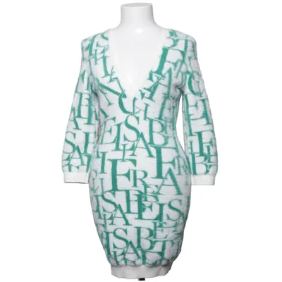 Klänning (Grön, Vit) från Elisabetta Franchi Polyamid, Viskos