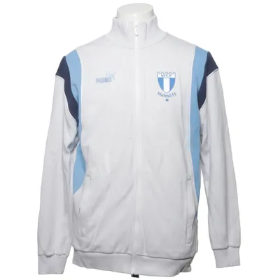 Sports jacket (White, Blue) from Puma Cotton, Elastane, Polyester