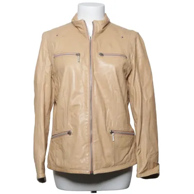 Veste en cuir (Beige) de Josefina of Sweden Cuir, Polyester