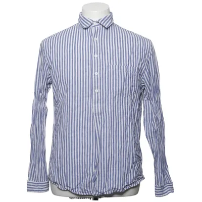 Shirt (Blauw, Wit) van Resteröds Katoen, Linnen