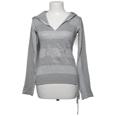 Hoodie (Gray) from Armani Exchange Cotton, Viscose