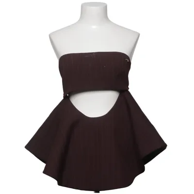 Tube top (Brown) from Arakii Polyester, Viscose, Wool