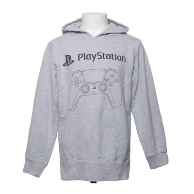 Capuchon sweater (Grijs) van Playstation Katoen, Viscose