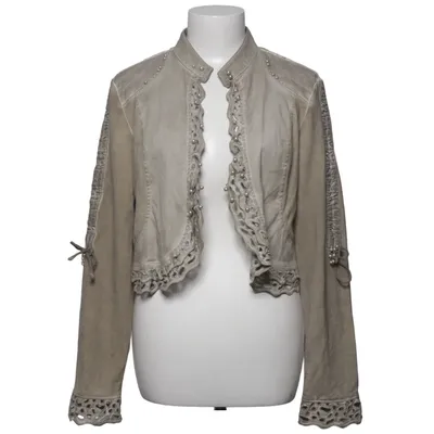 Strickjacke (Beige) von Elisa Cavaletti Baumwolle, Elasthan