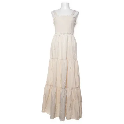 Långklänning (Beige) Polyamid, Polyester