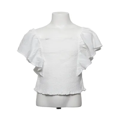 Crop top (White) from KappAhl Cotton