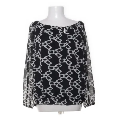 Blouse (Black, Multicolored) from Collection Paris Elastane, Polyester