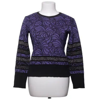 Pull-over (Violet, Noir) de Quimo Laine de mouton