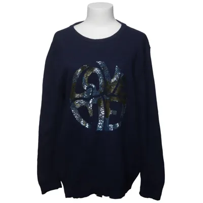 Sweater (Blå) fra Alberta Ferretti Kashmir, Silke