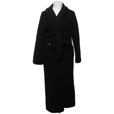 Manteau (Noir) de Ganni Polyester, Laine