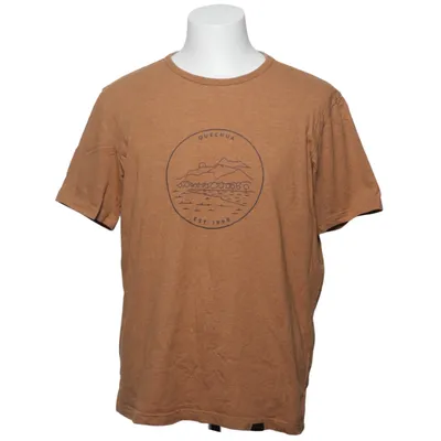 T-shirt (Marron) de Decathlon Coton biologique, Polyester recyclé