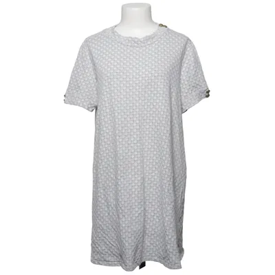 Dress (Gray, White) from Rabalder Cotton, Elastane, Polyamide