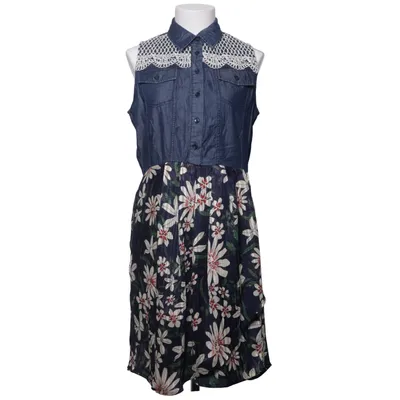 Robe chemise (Bleu, Multicolore) de Desigual Coton, Fibre métallique, Polyester, Viscose