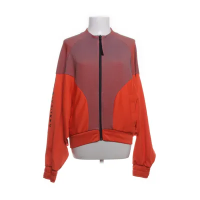 Träningsjacka (Orange, Svart) från Adidas Elastan, Återvunnen polyester