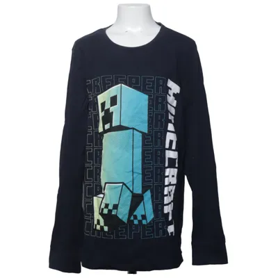 T-shirt à manches longues (Bleu, Multicolore) de Mojang Coton