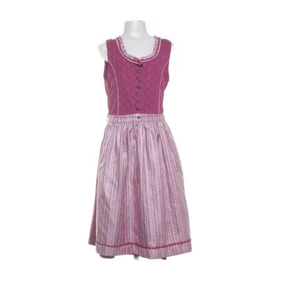 Dirndl (Lila, Roze) van Isar-Trachten Katoen, Polyester