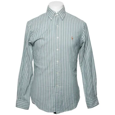 Buttondownskjorte (Grøn, Hvid) fra Ralph Lauren Bomuld, Elastan
