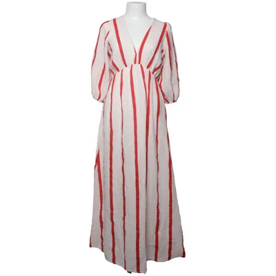 Robe longue (Rouge, Blanc) de Mioni Italia Coton