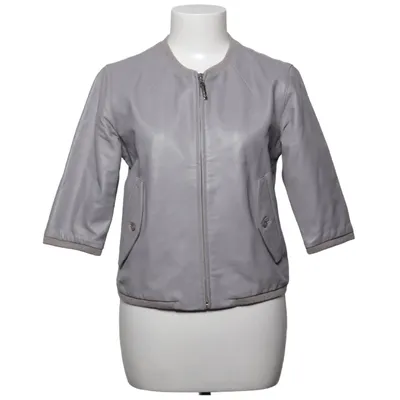 Lederjacke (Grau, Mehrfarbig) von Fred Perry Leder