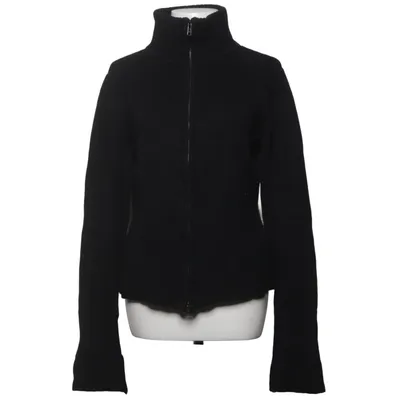 Cardigan (Black) from Add It Acrylic, Cotton, Wool