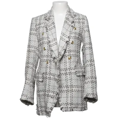 Kavaj (Vit, Svart, Grå) från Veronica Virta Bomull, Metallfiber, Polyester, Viskos