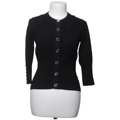 Cardigan (Zwart) van Karen Millen Elastaan, Polyamide, Polyester, Viscose