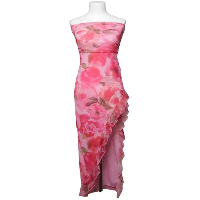 Långklänning (Rosa, Röd, Flerfärgad) från Shein Elastan, Polyester