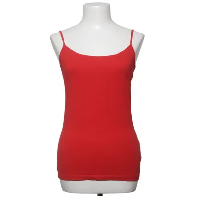 Tank­top (Rot) von Basic You Elasthan, Bio-Baumwolle