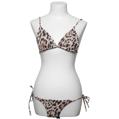Bikini (Beige, Sort, Brun) fra Zaful Elastan, Polyester