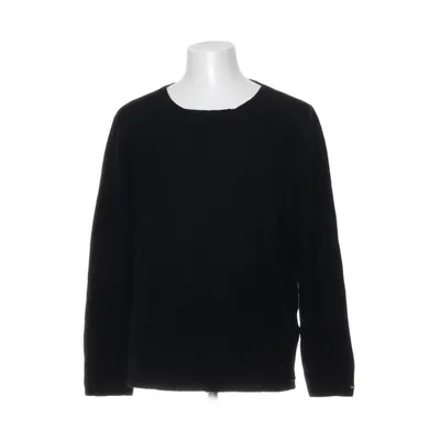 Pull-over (Noir) de Emilio Adani Coton, Cuir, Laine