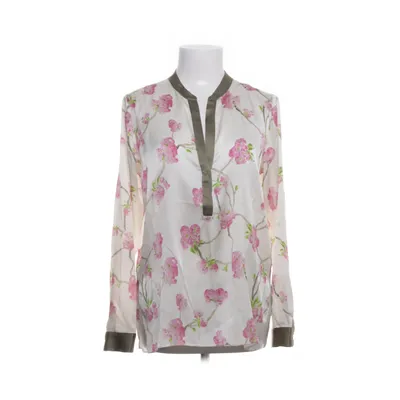 Blouse (White, Multicolored) from Herzen´s Angelegenheit Elastane, Silk