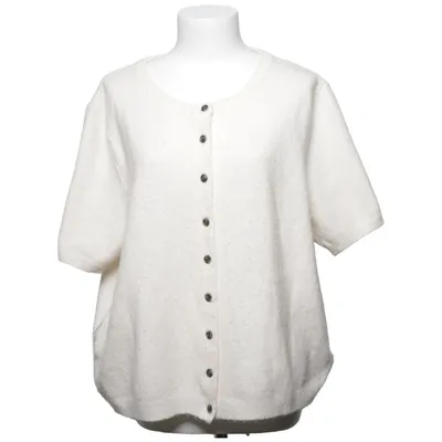 Kofta (Vit) från H&M Polyester, Akryl, Ull, Elastan
