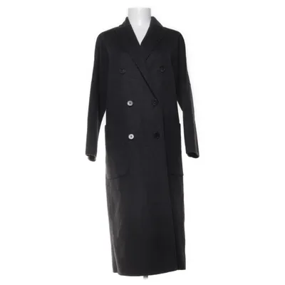 Frakke (Grå) fra Zara Polyester, Viscose, Uld