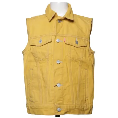 Spijker gilet (Geel) van Levi Strauss & Co Katoen