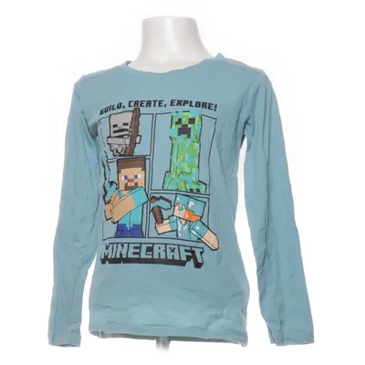 Långärmad t-shirt (Blå, Flerfärgad) från Minecraft Bomull