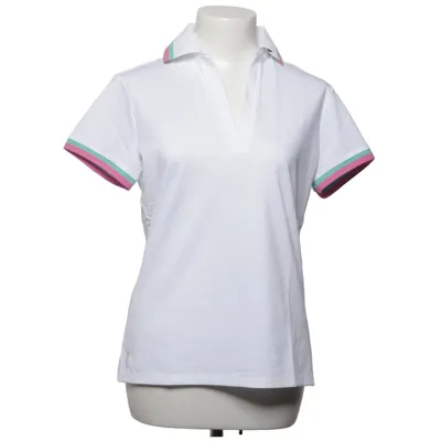 Polo shirt (White, Multicolored) from RLX Ralph Lauren Elastane, Polyester